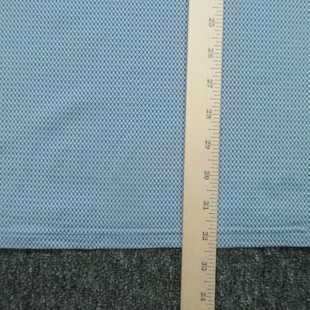 Buttercloth Shirt Mens‎ 3XL Blue Icy Cotton Regular Fit Short Sleeve Polo
